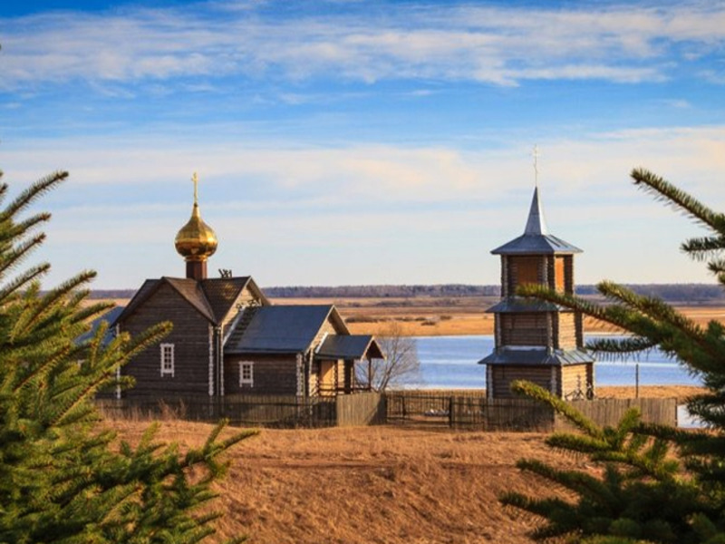 Православный храм им. Андрея Первозванного в Грузино.